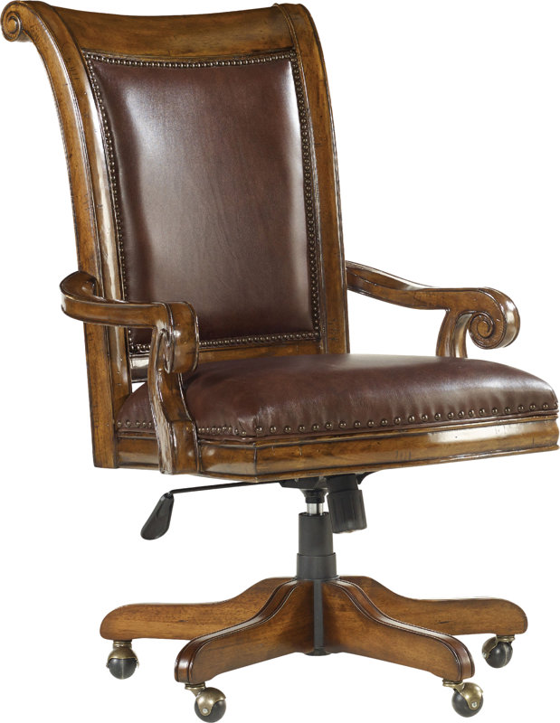 Leather bankers chair Clearance